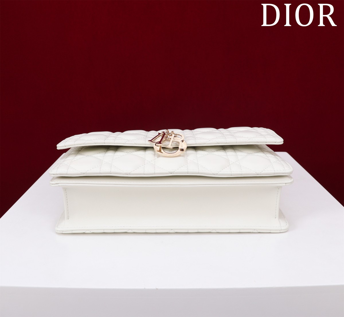 My Dior Top Handle Bag Latte Cannage Lambskin